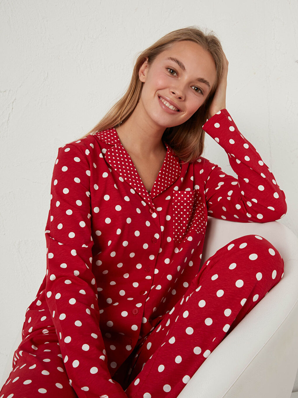 LCW DREAM Spotty Pyjamas Set -0WBM01Z8-LTQ