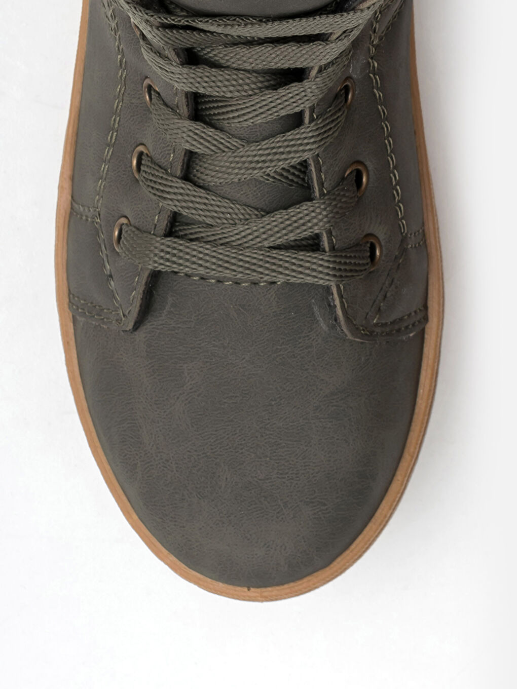 Женские ботинки длиной до щиколотки на шнуровке-5