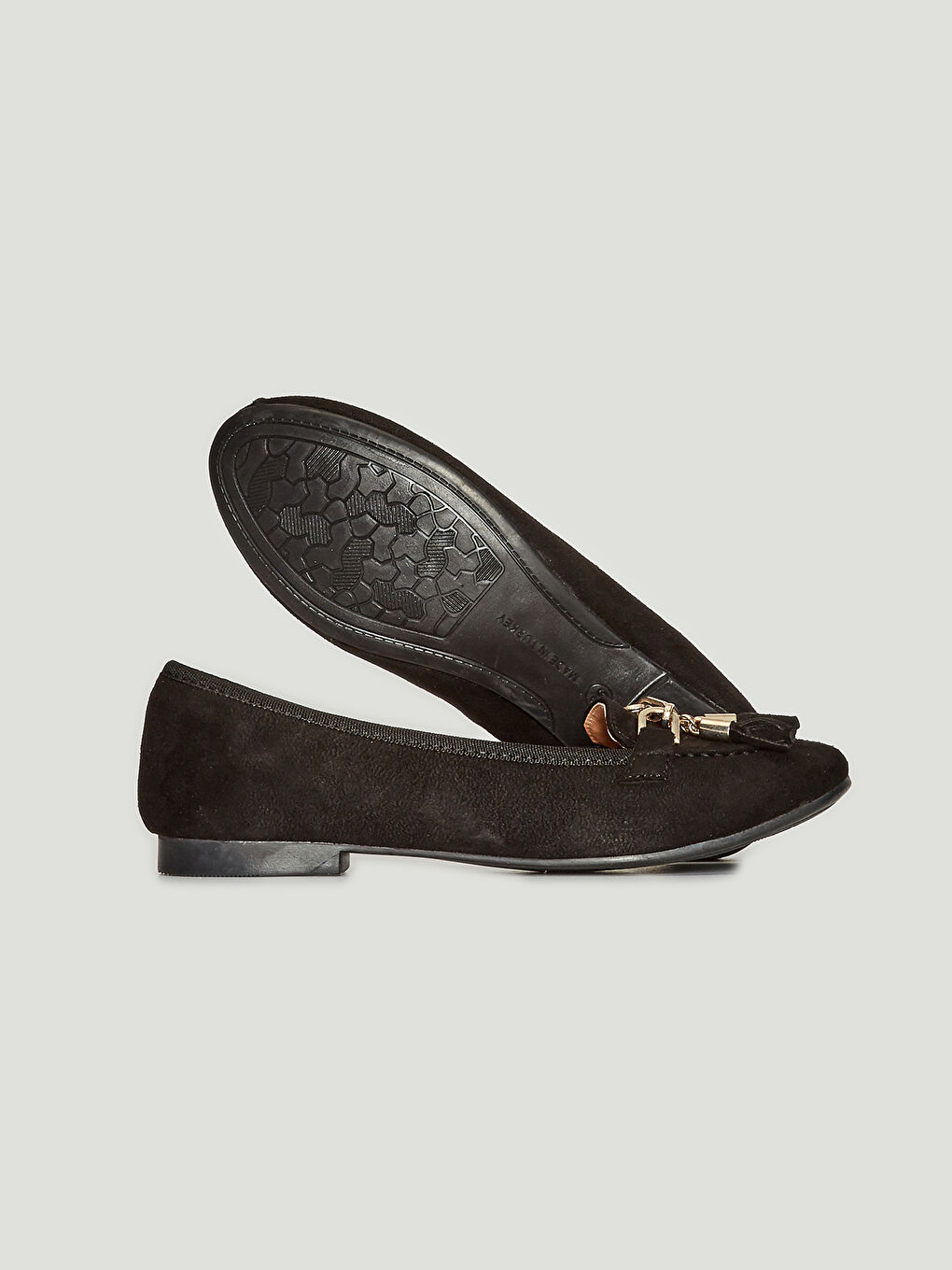 LCW STEPS Kadın Püsküllü Loafer Süet Ayakkabı -0WBM30Z8-HUC