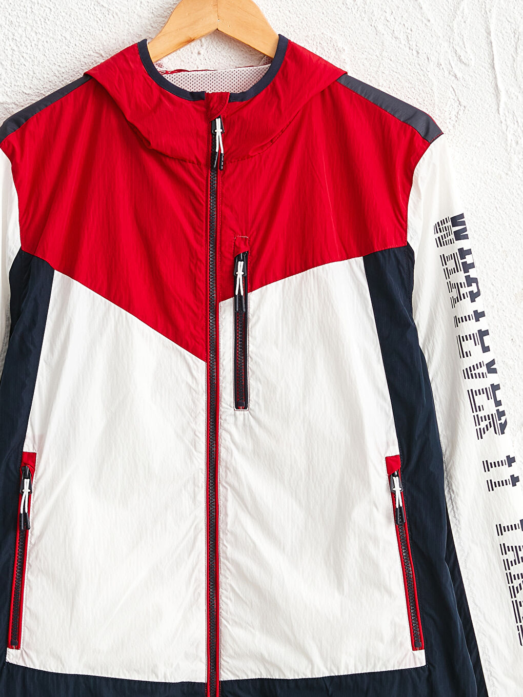 Imperméable Nature Mince pour Hommes à Col Droit-2