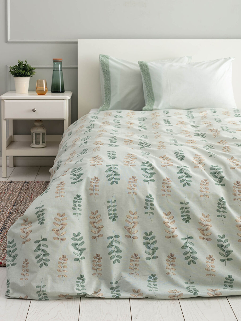 Yeşil Çift Kişilik Nevresim Seti