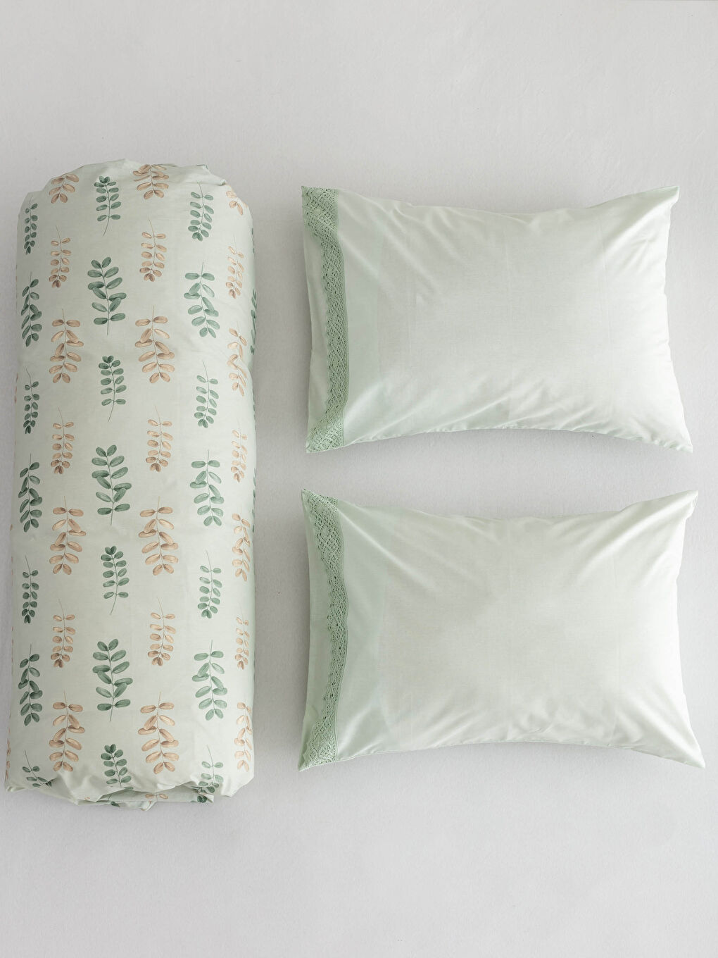 Yeşil Çift Kişilik Nevresim Seti-1