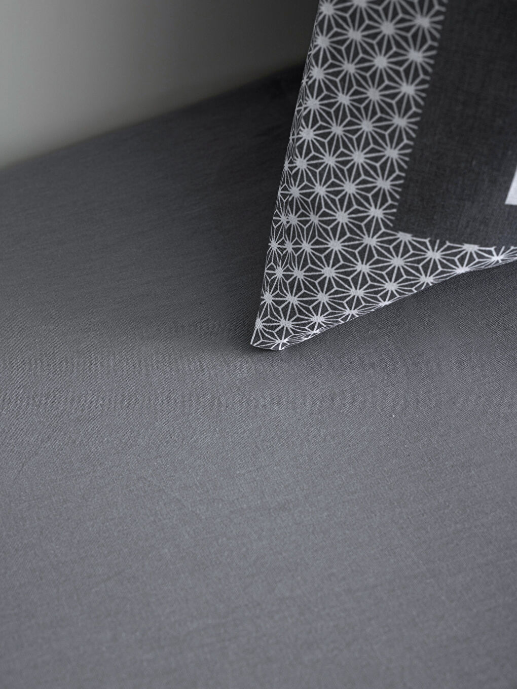 Gri Tek Kişilik  Nevresim Takımı-3