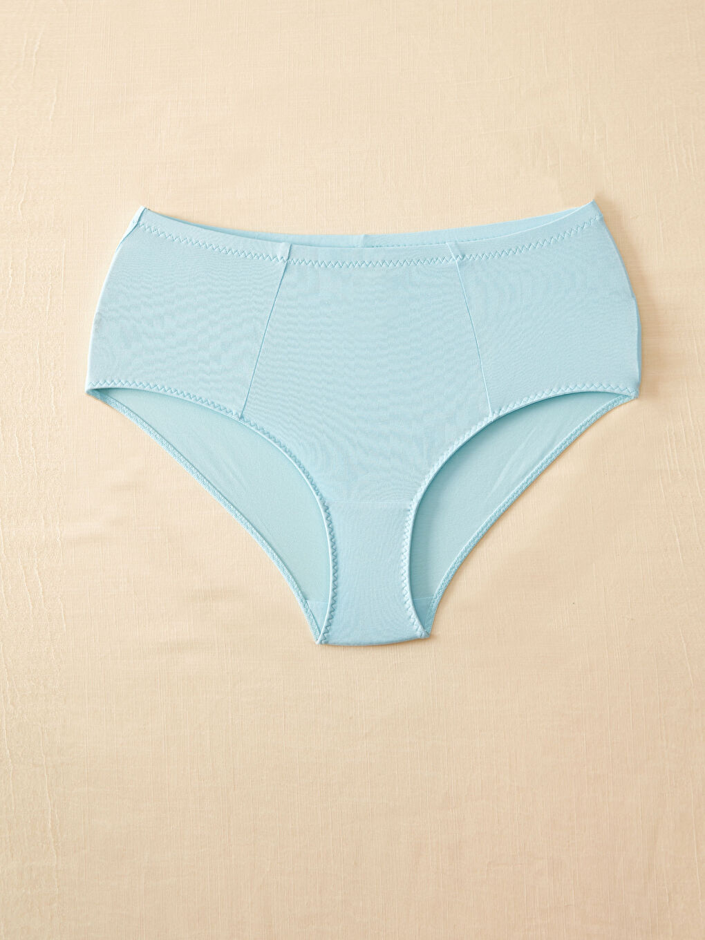 سروال داخلي عالي الخصر من القطن العضوي - قطعتان-2
