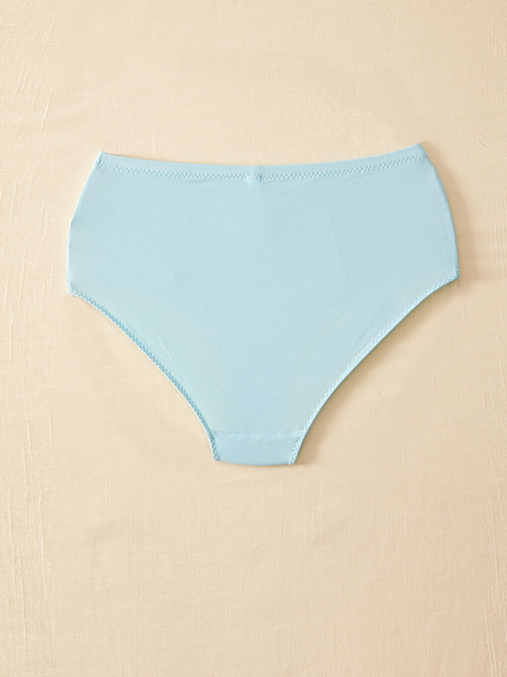 سروال داخلي عالي الخصر من القطن العضوي - قطعتان-3