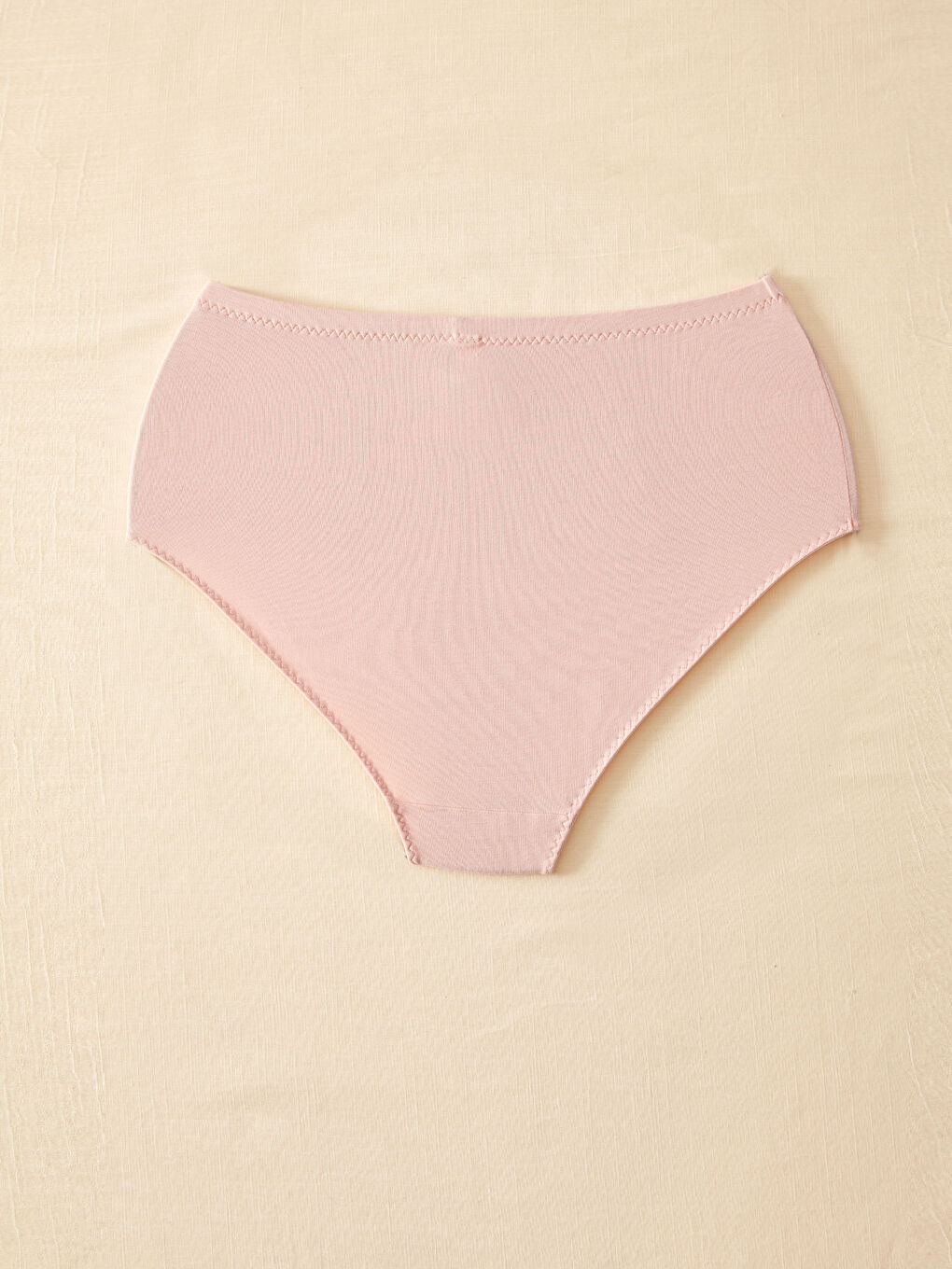 سروال داخلي عالي الخصر من القطن العضوي - قطعتان-4