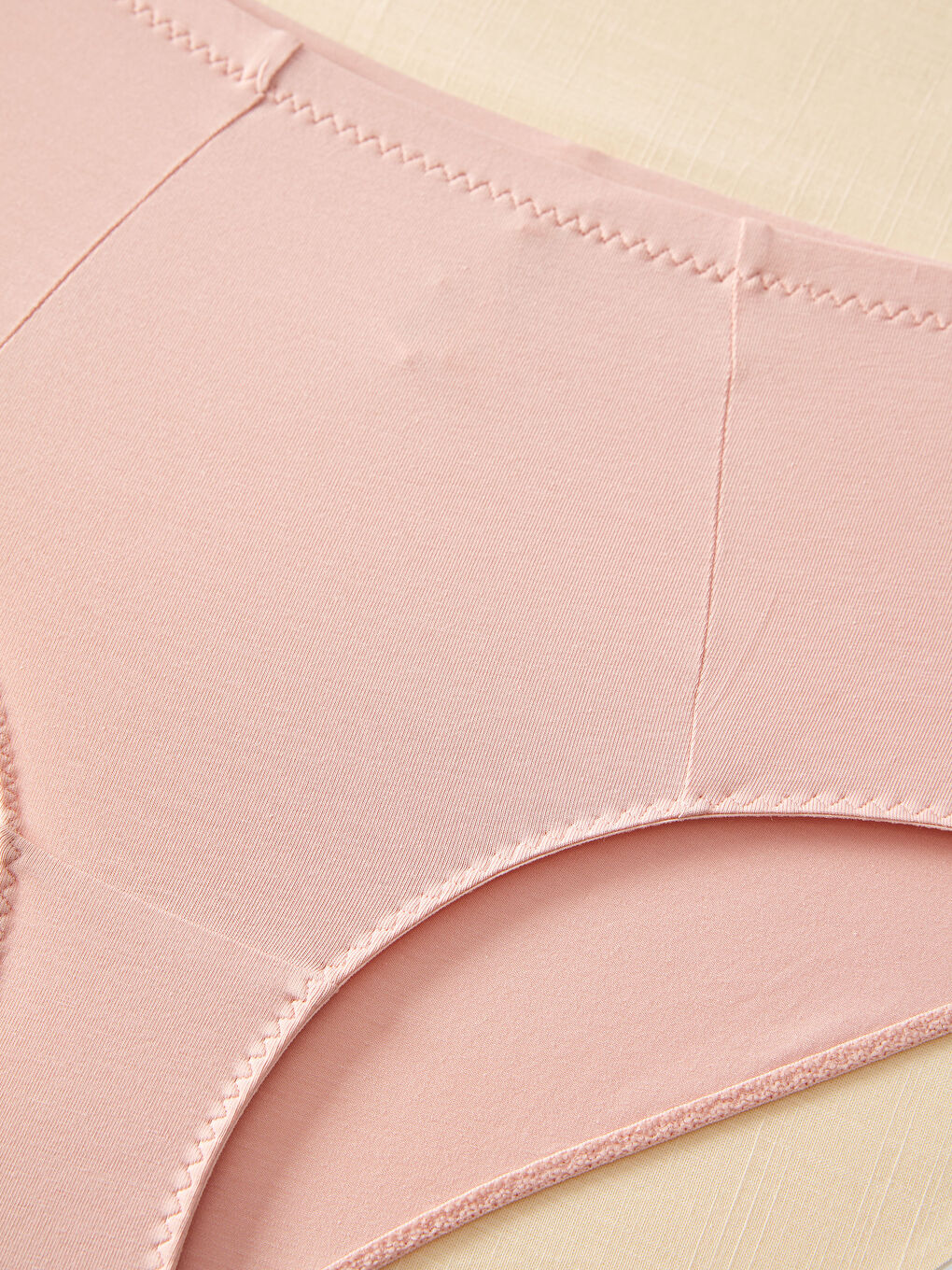 سروال داخلي عالي الخصر من القطن العضوي - قطعتان-5