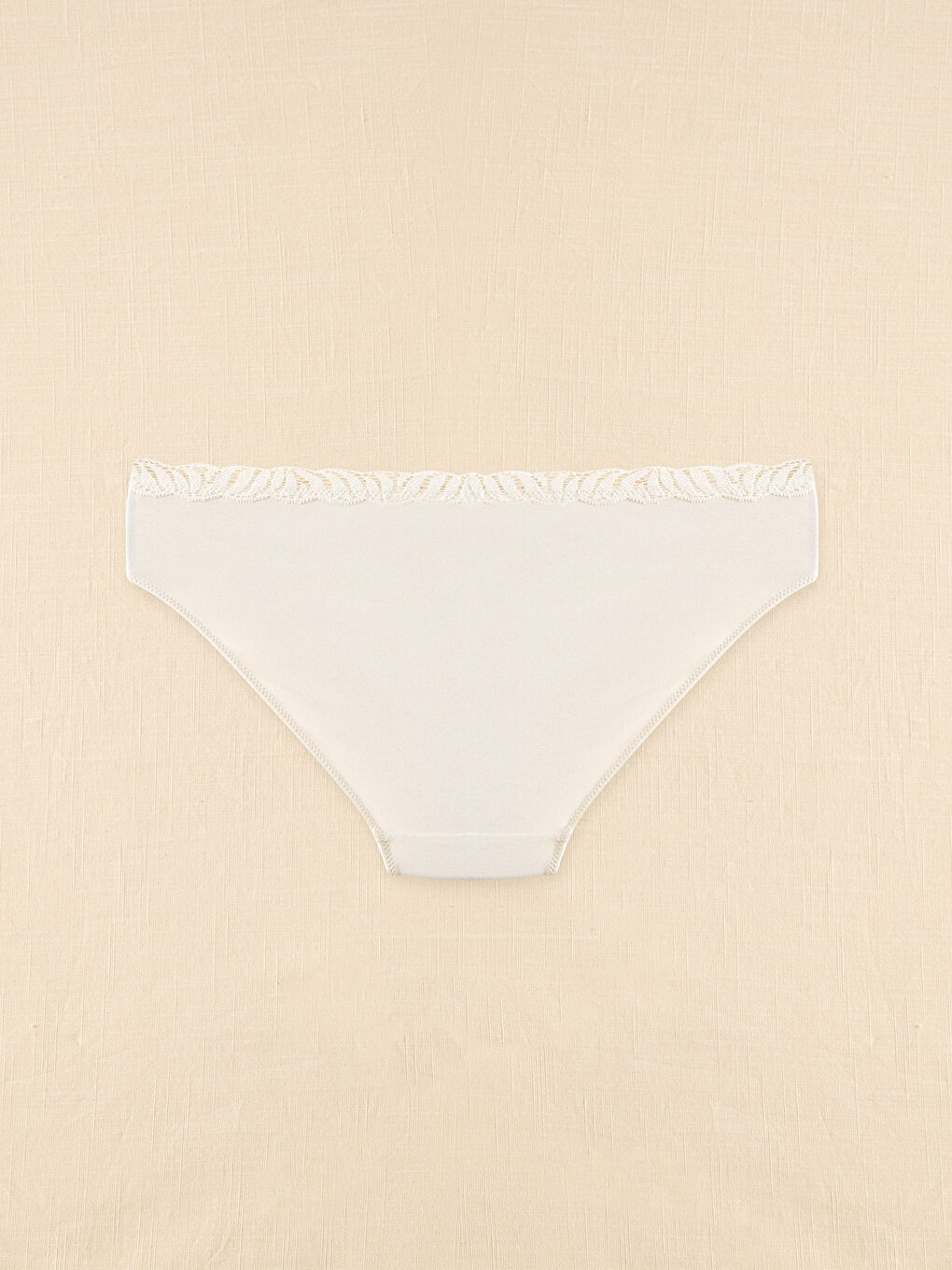 Organik Pamuklu Dantel Detaylı Klasik Külot 2'li-5