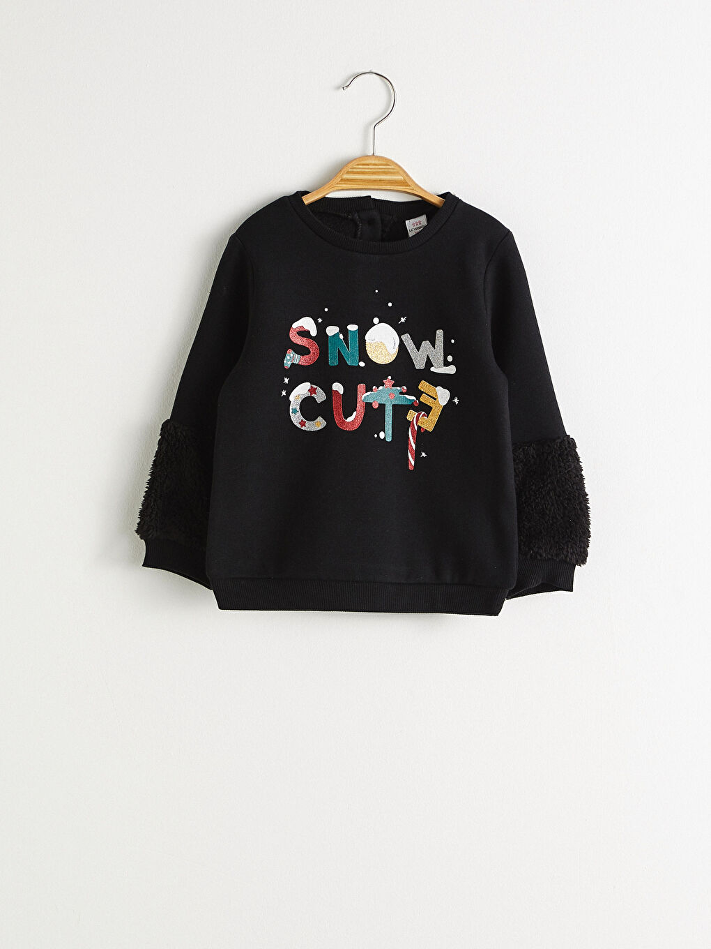 سويت شيرت بناتي رضع بتصميم عيد الميلاد