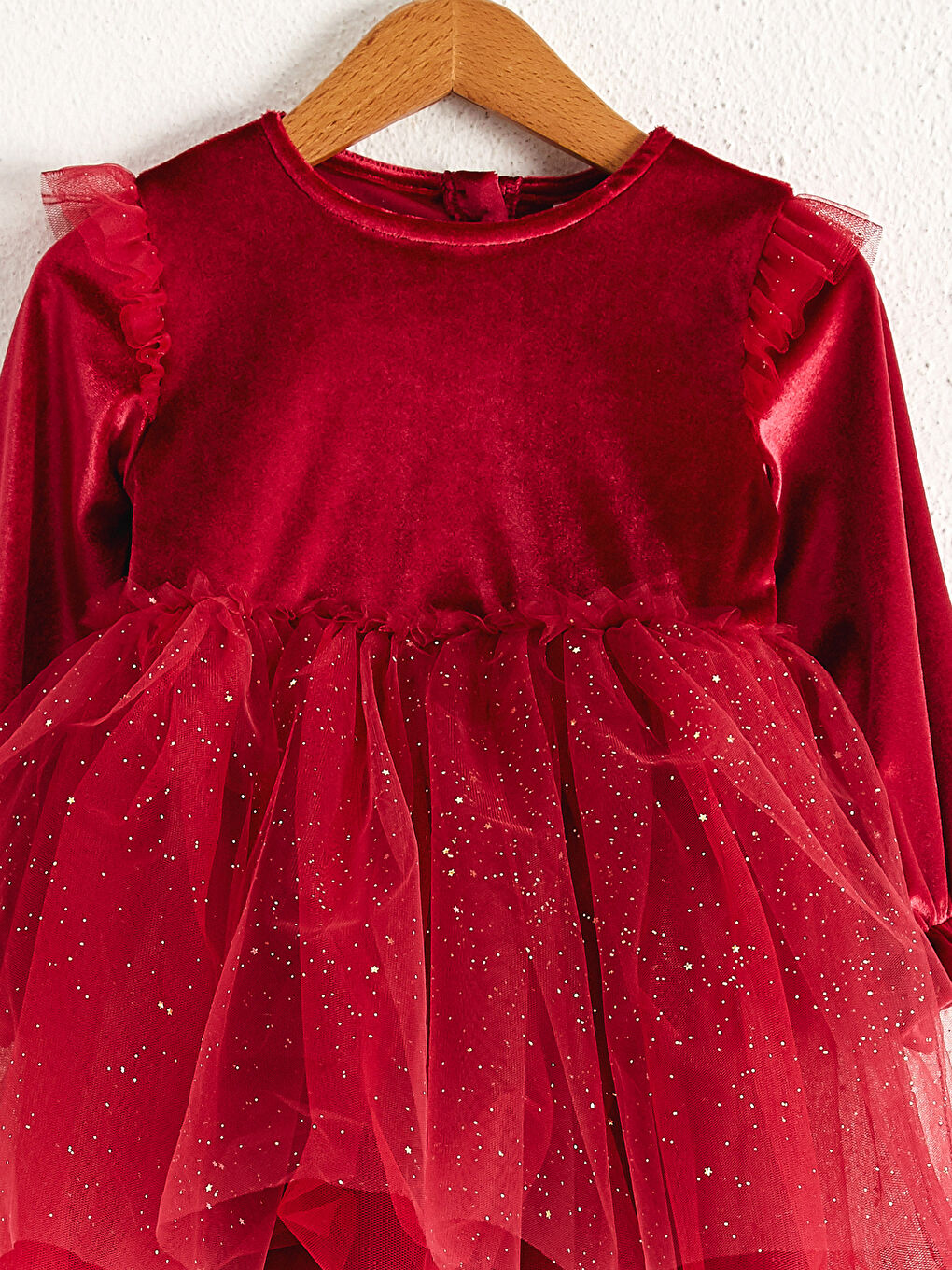 LCW baby Baby Girls' Velvet Dress -0WBN74Z1-M6E
