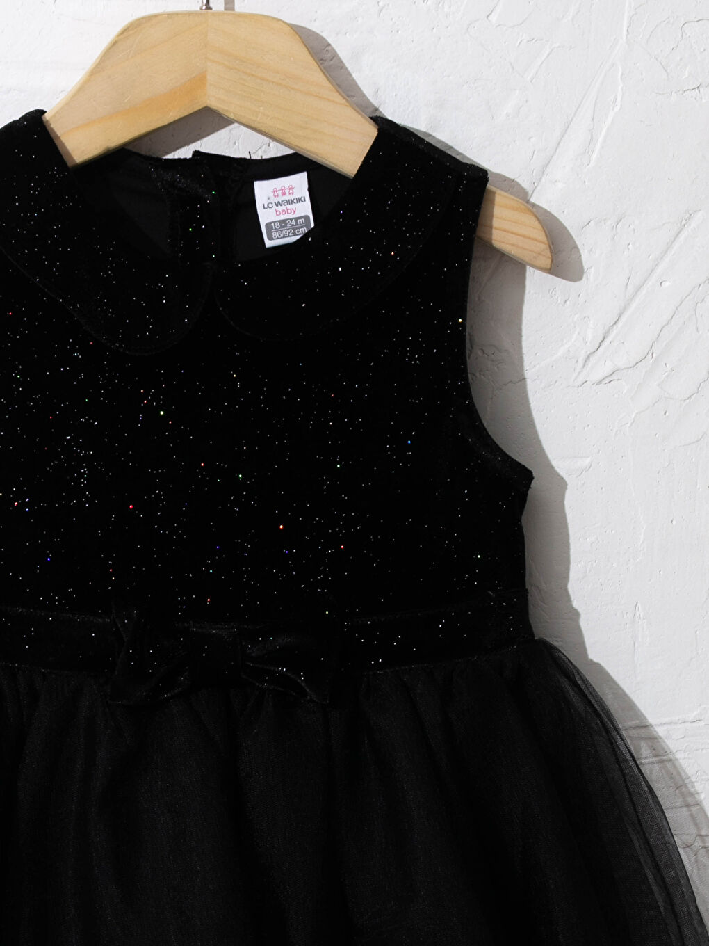Robe en velours et serre-tête pour bébé fille-2