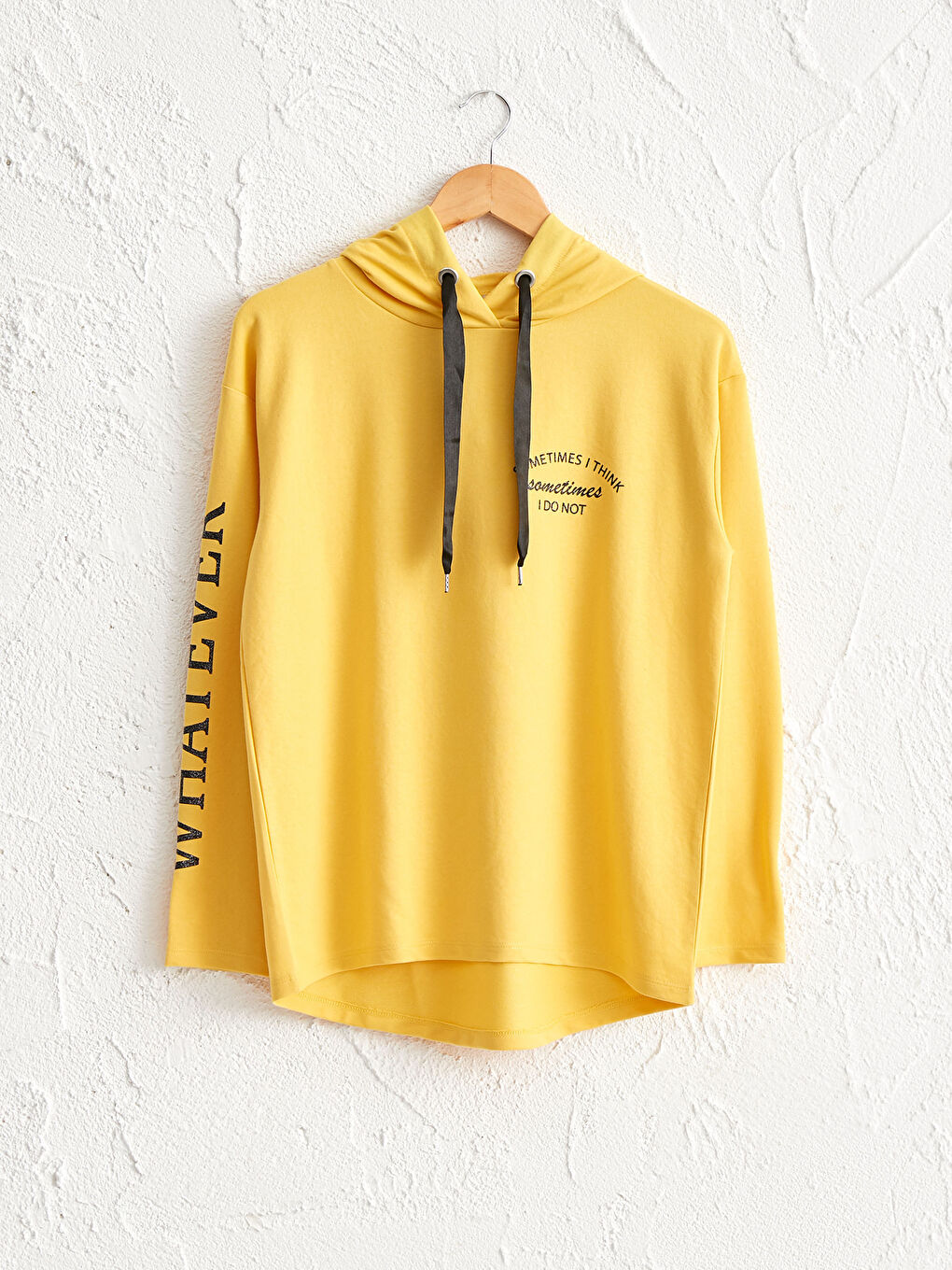 Letter Printed Hoodie