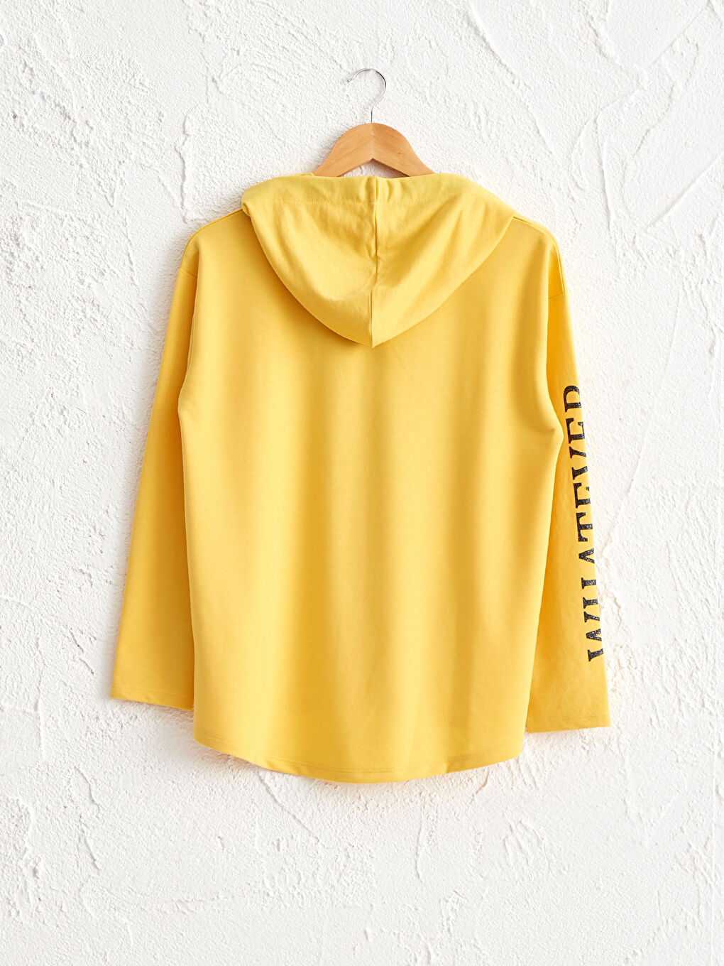 Letter Printed Hoodie-1