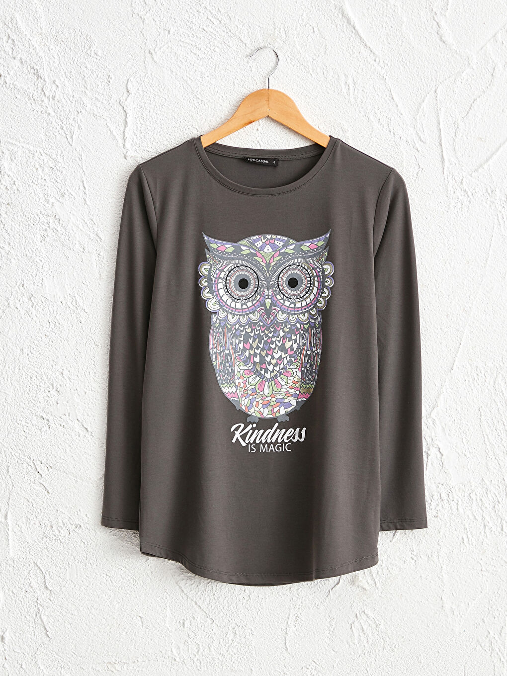 Футболка з принтом сови