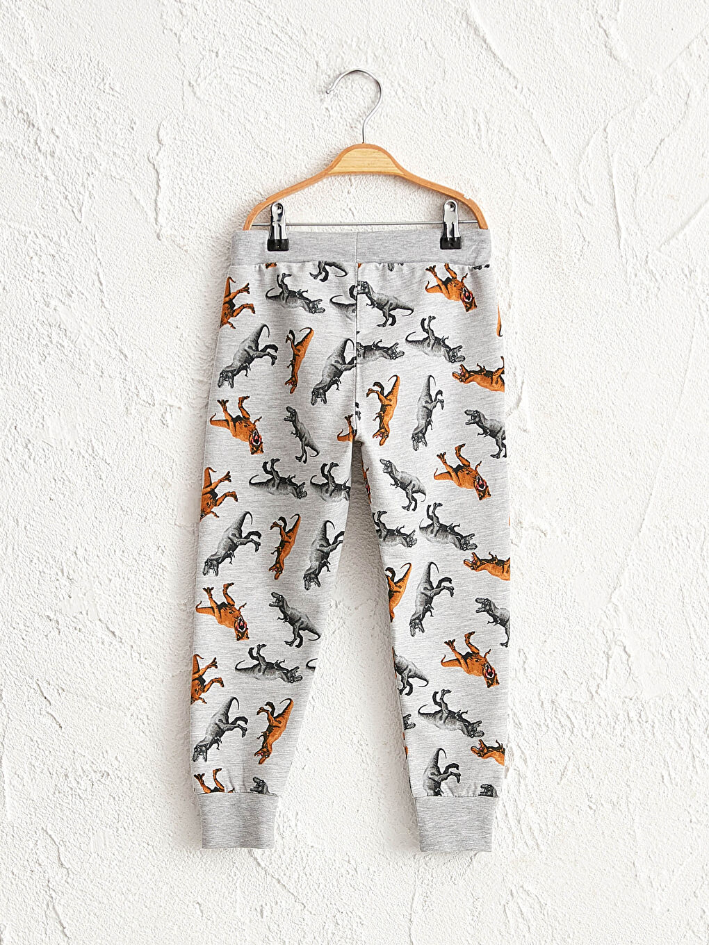 Gri Erkek Çocuk Jurassic World Baskılı Eşofman Altı-1