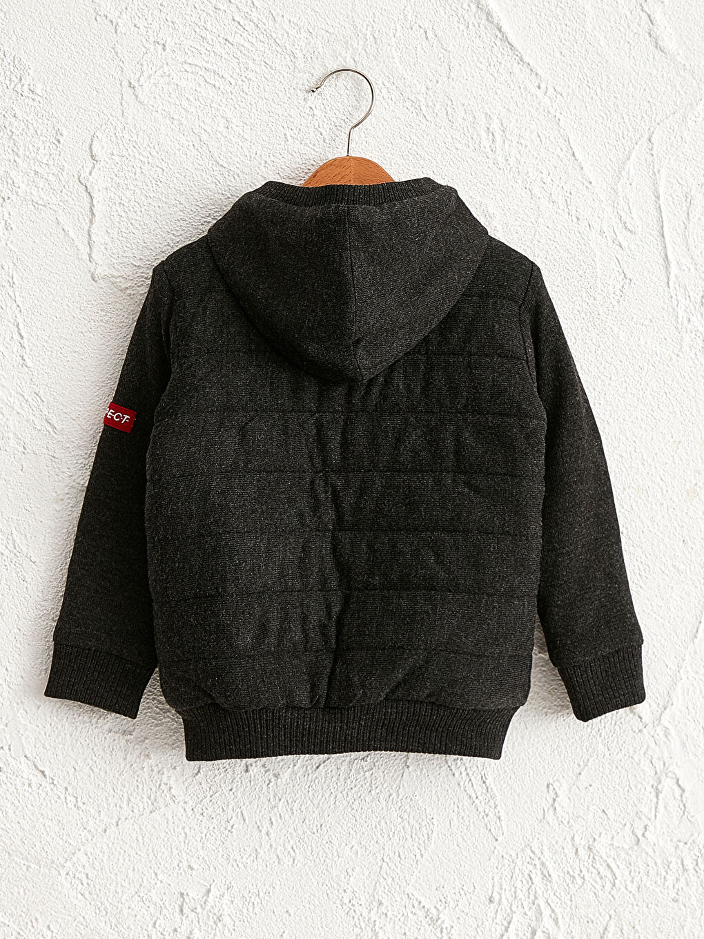 Antrasit Erkek Çocuk Triko Hırka Baba Oğul Kombini-1