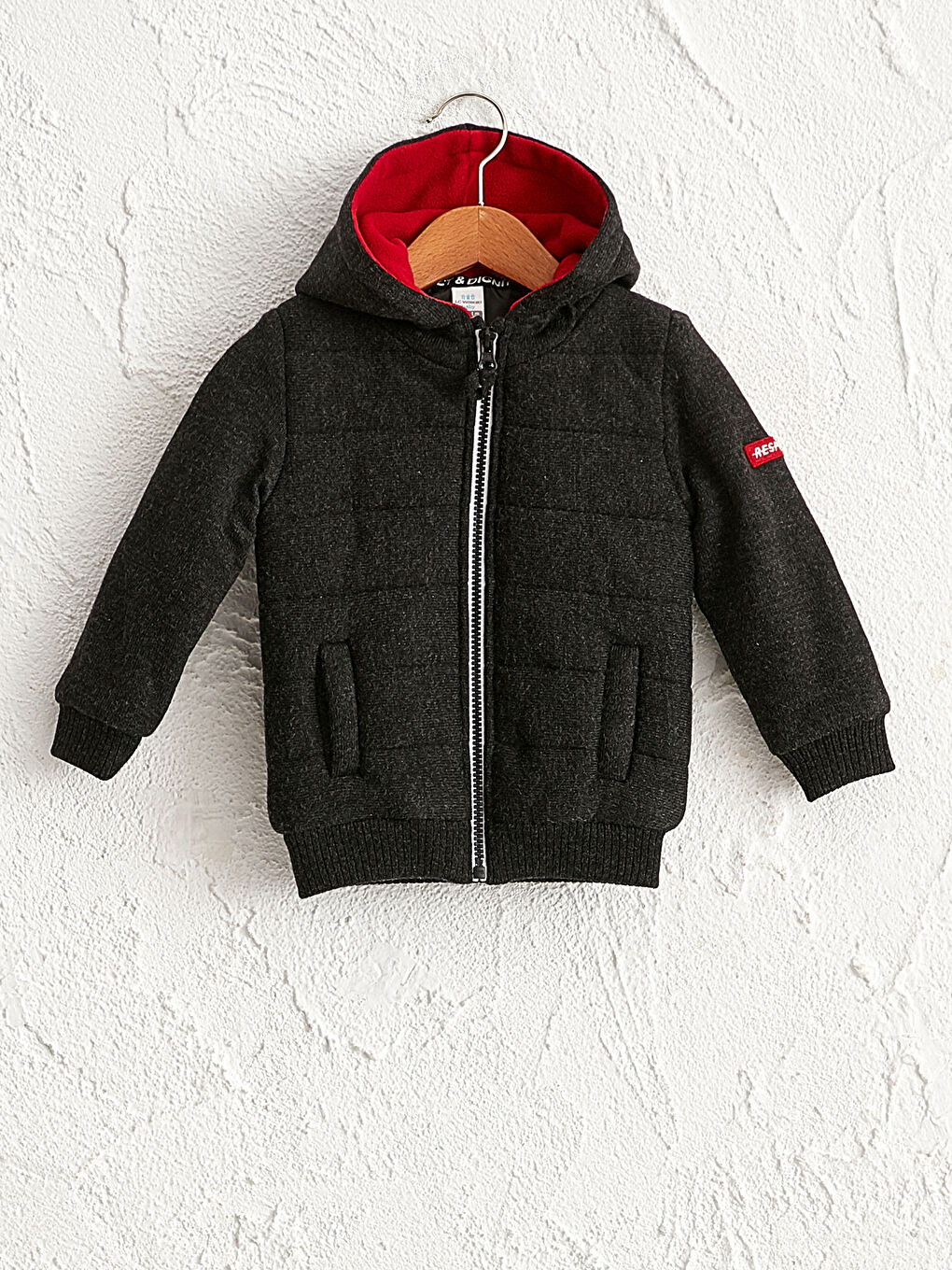 Baby Boy’s Zip-Down Hoodie Father and Son Matching