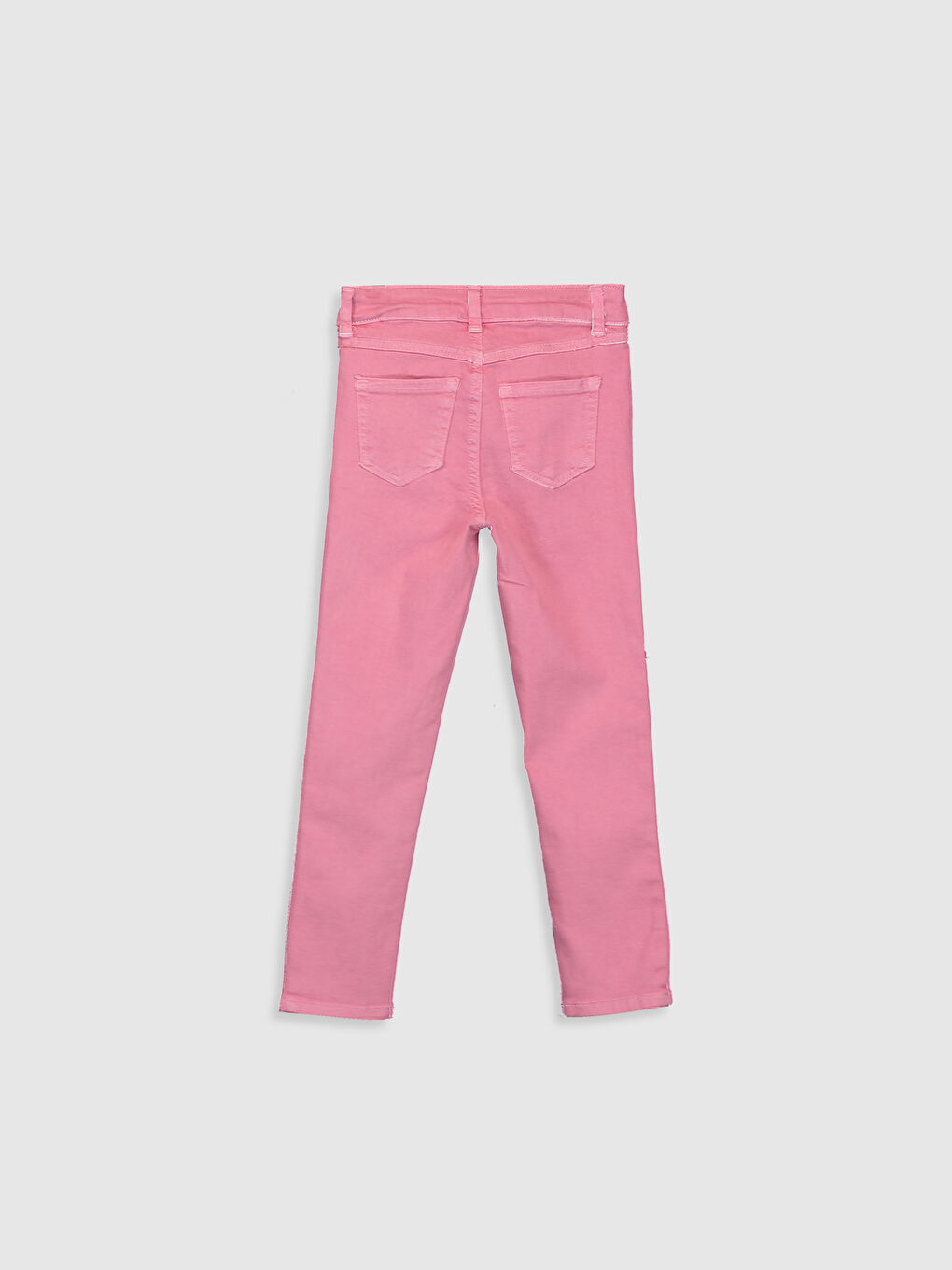 بنطلون بناتي ضيق من قماش الجبردين-2