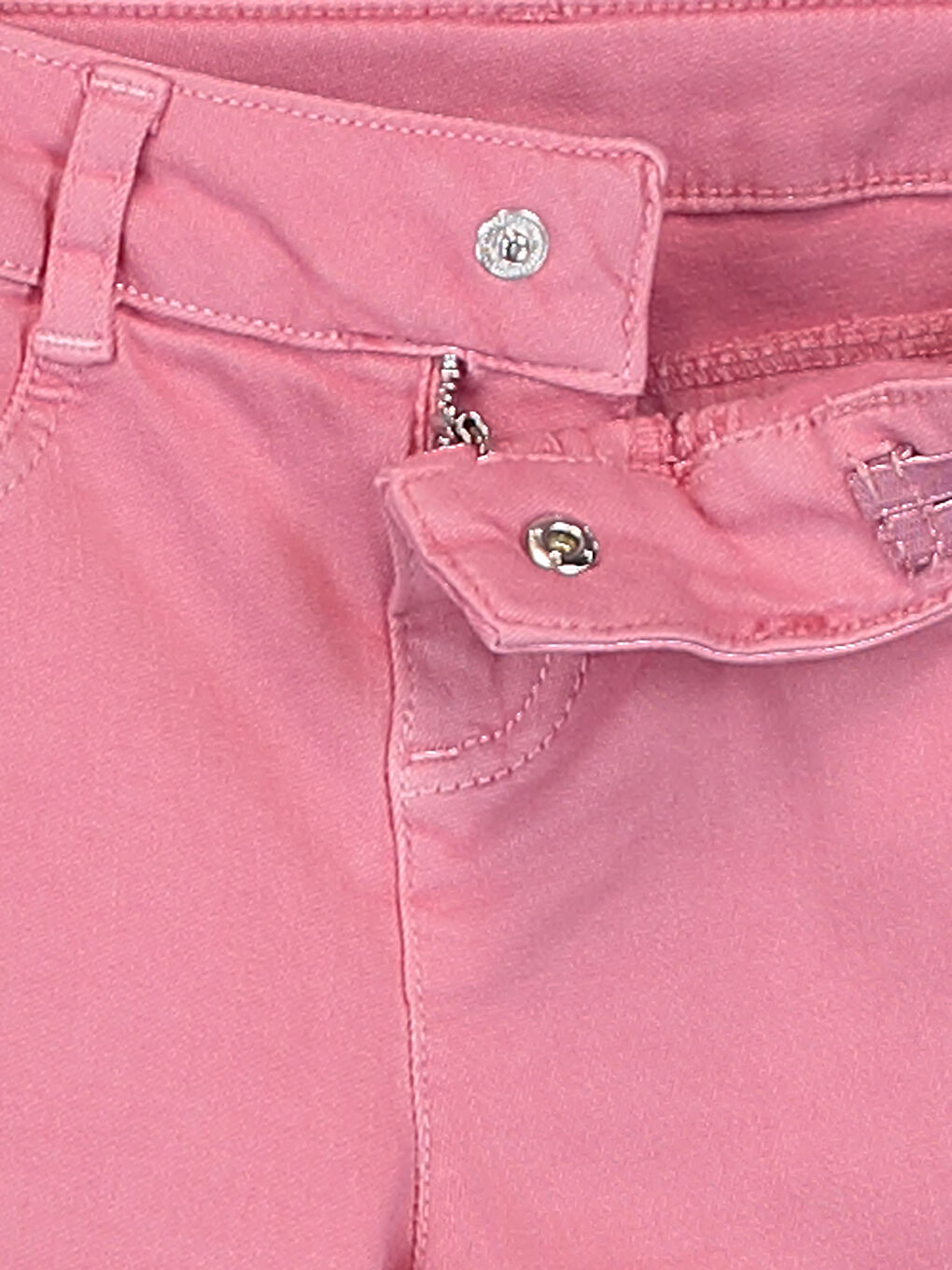 بنطلون بناتي ضيق من قماش الجبردين-4