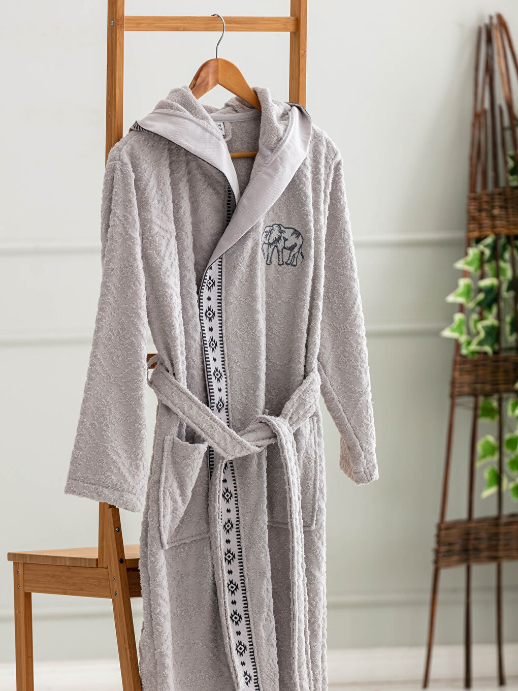Peignoir femme GRIS Femme