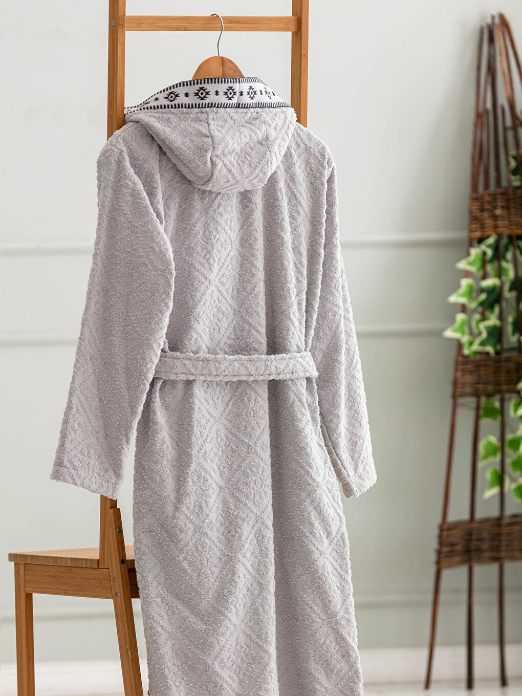 Peignoir femme GRIS Femme-1