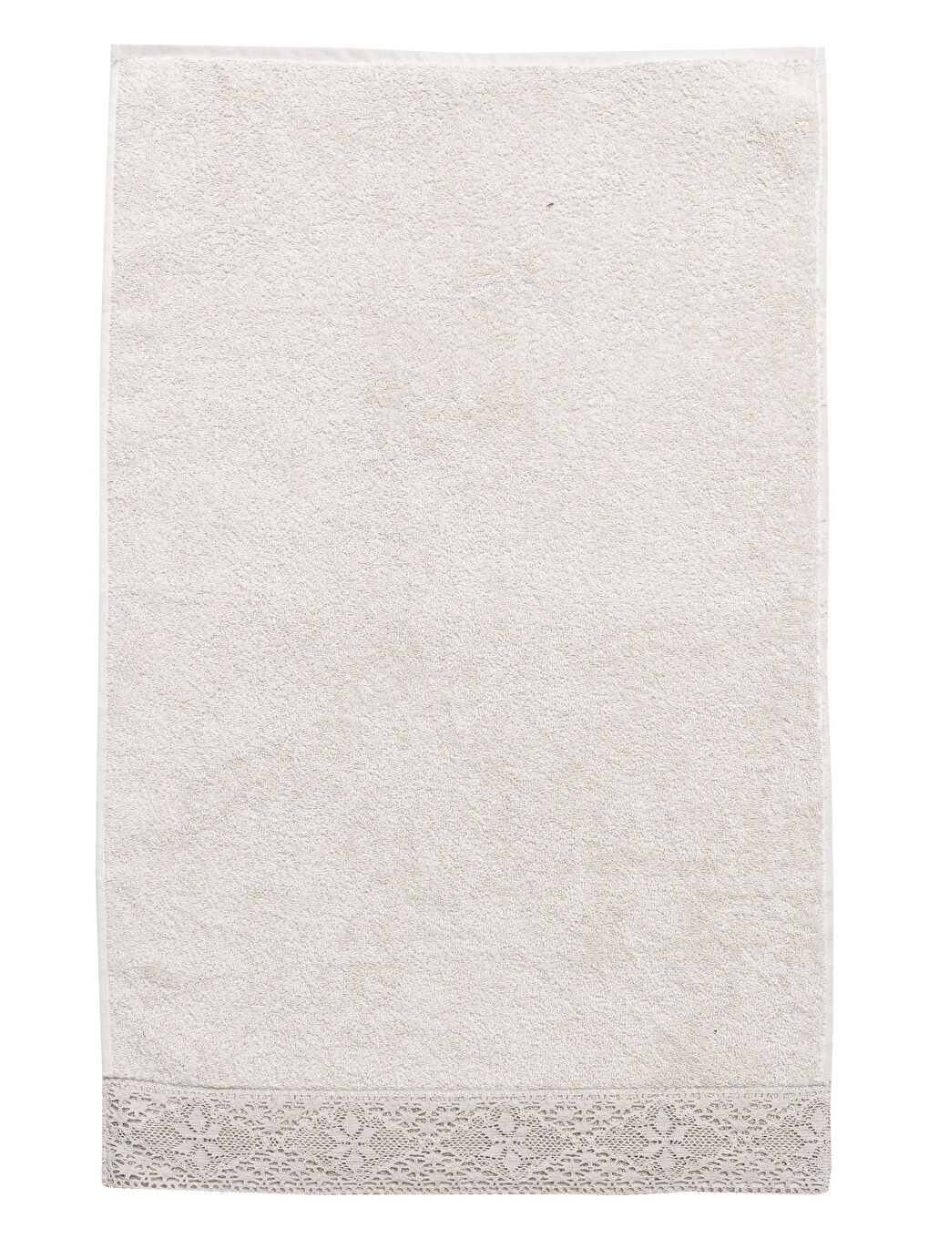 Полотенце для лица с кружевной отделкой-2