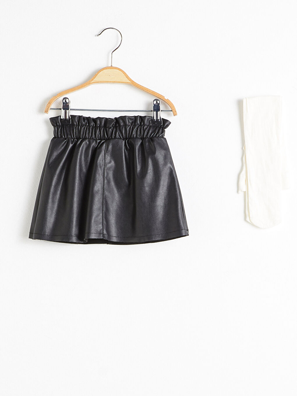 Siyah Kız Bebek Etek ve Külotlu Çorap-1