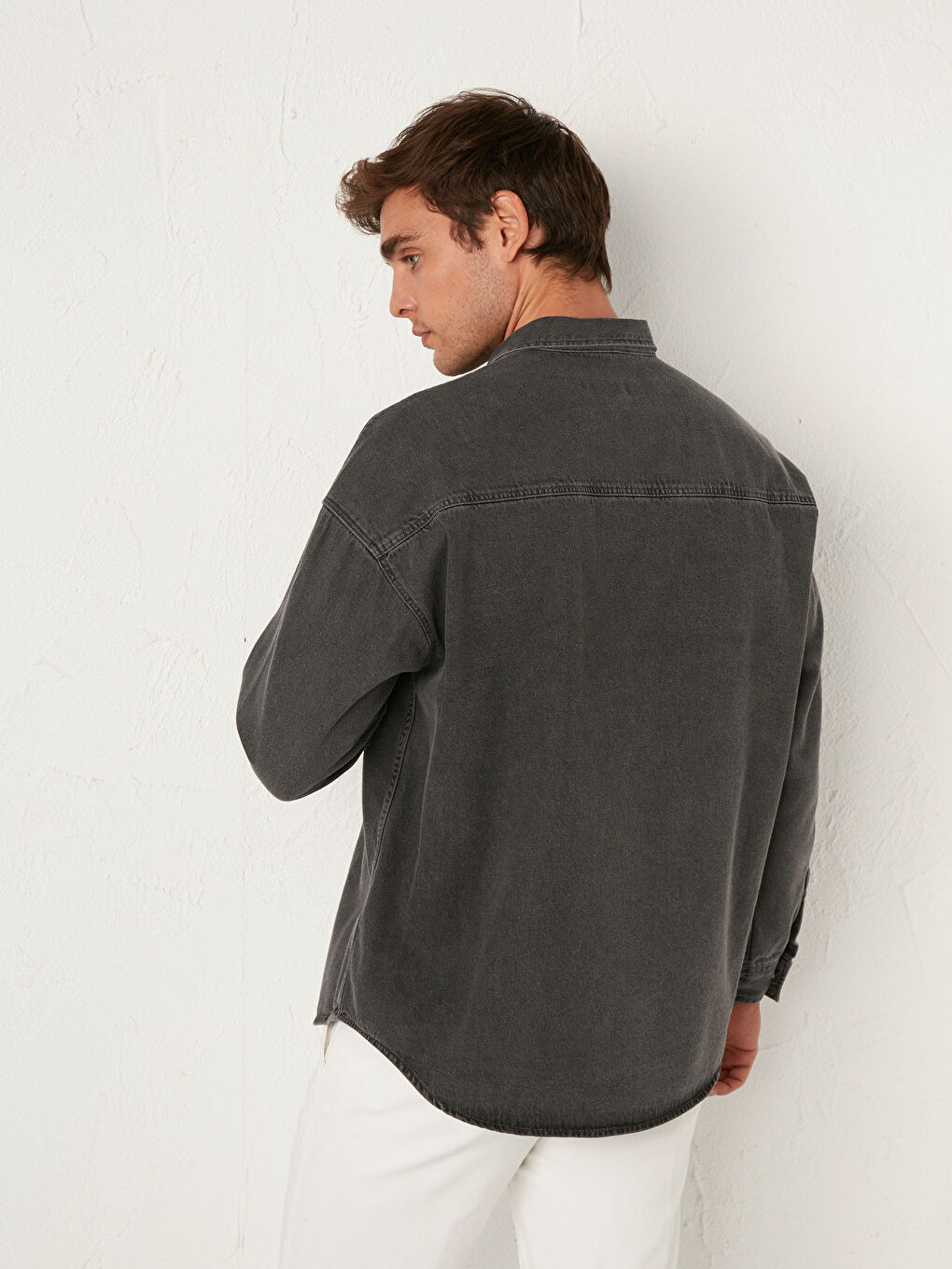 XSIDE Oversize Herren Jeanshemd -0WBS08Z8-GRD