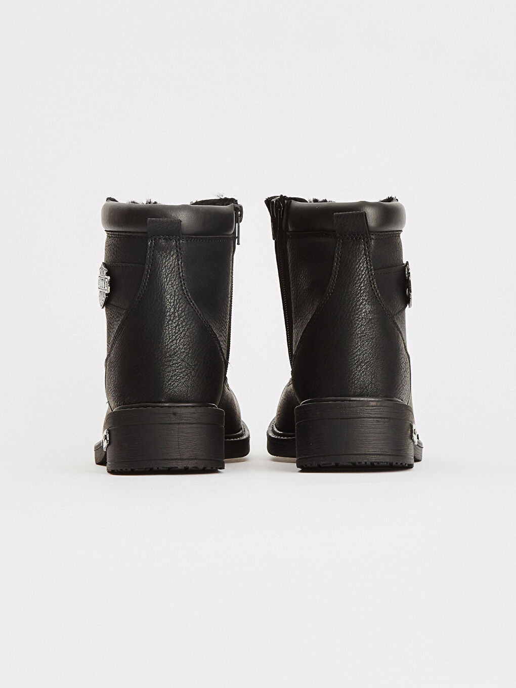 Siyah Erkek Günlük Motorcu Bot-3