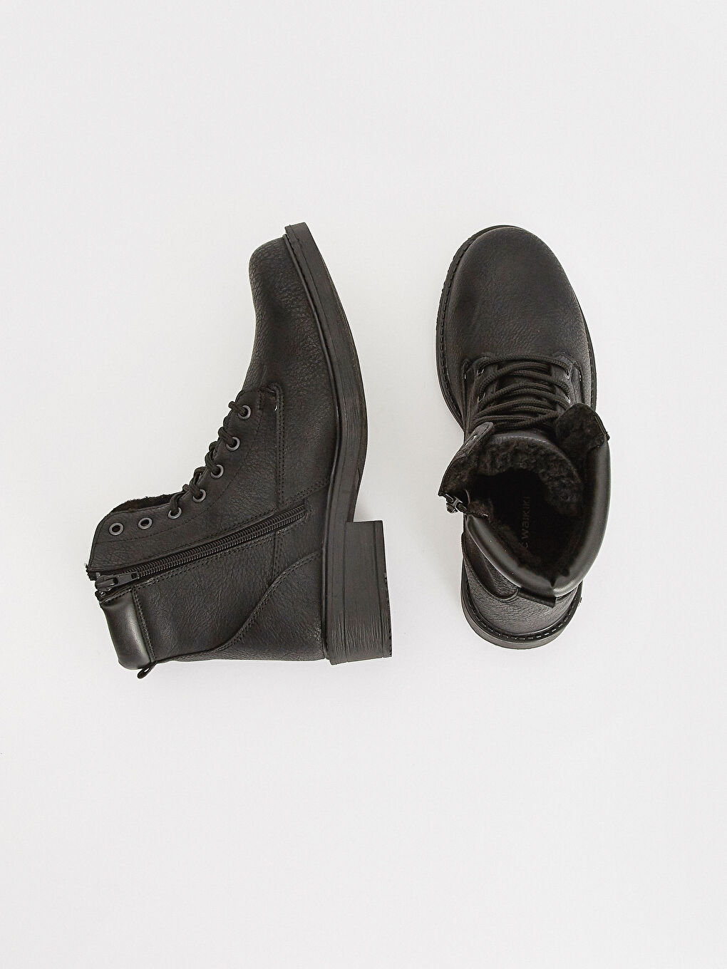 Siyah Erkek Günlük Motorcu Bot-4