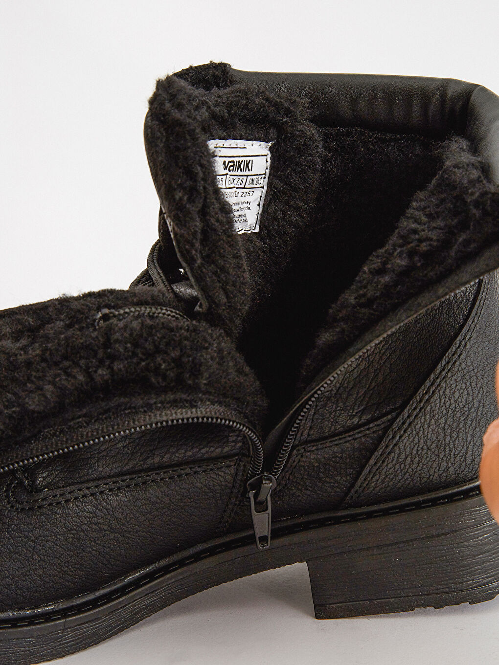 Siyah Erkek Günlük Motorcu Bot-5