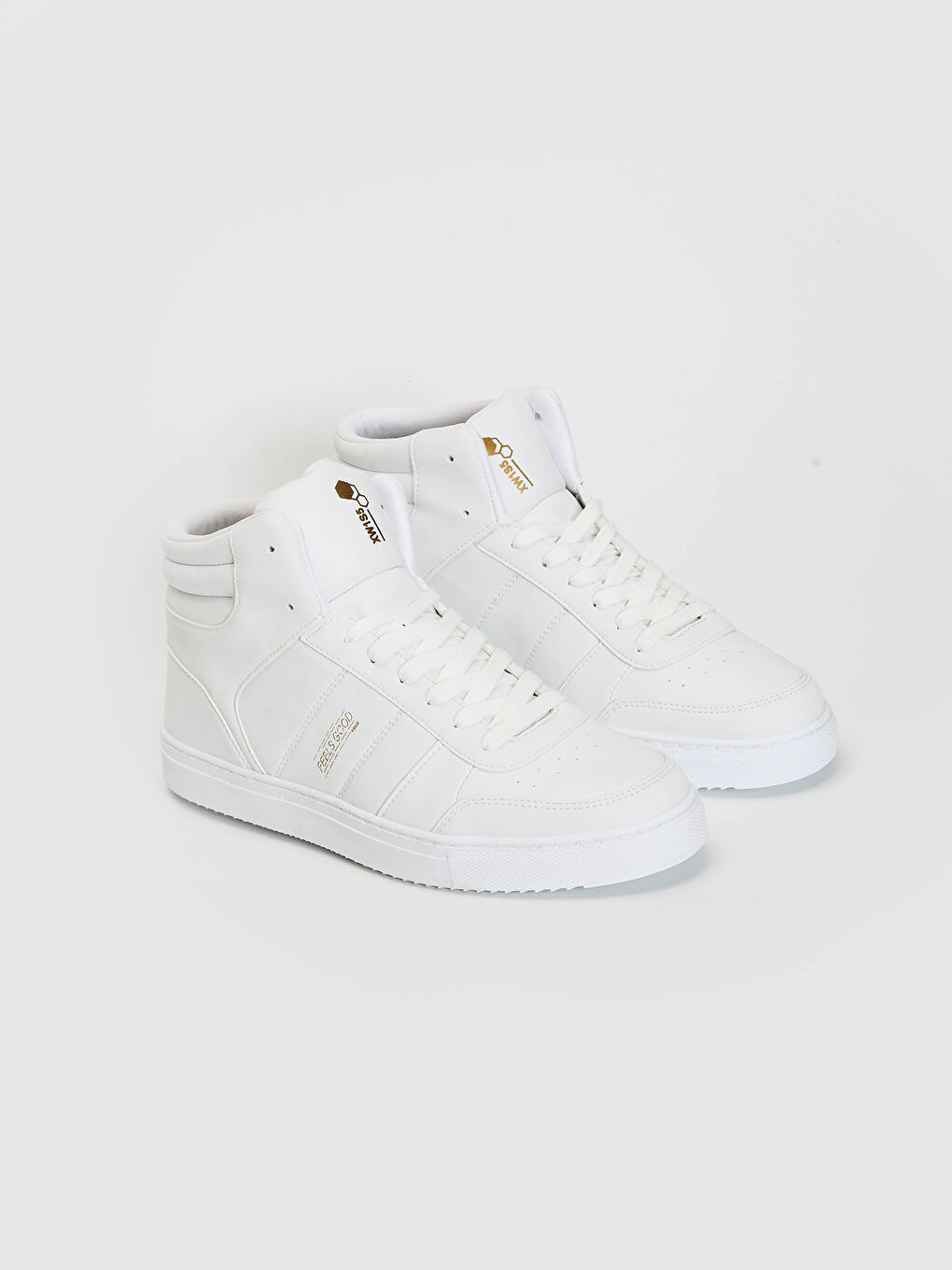 Beyaz Erkek Günlük Bilekli Spor Ayakkabı