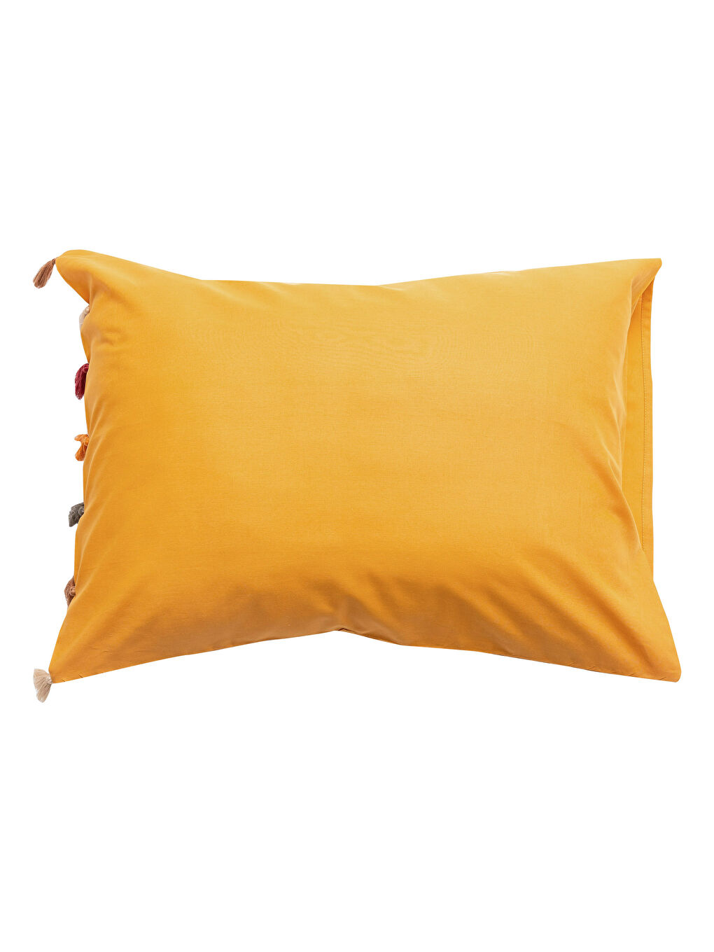 Taie d'oreiller à pompons 2 pièces-2