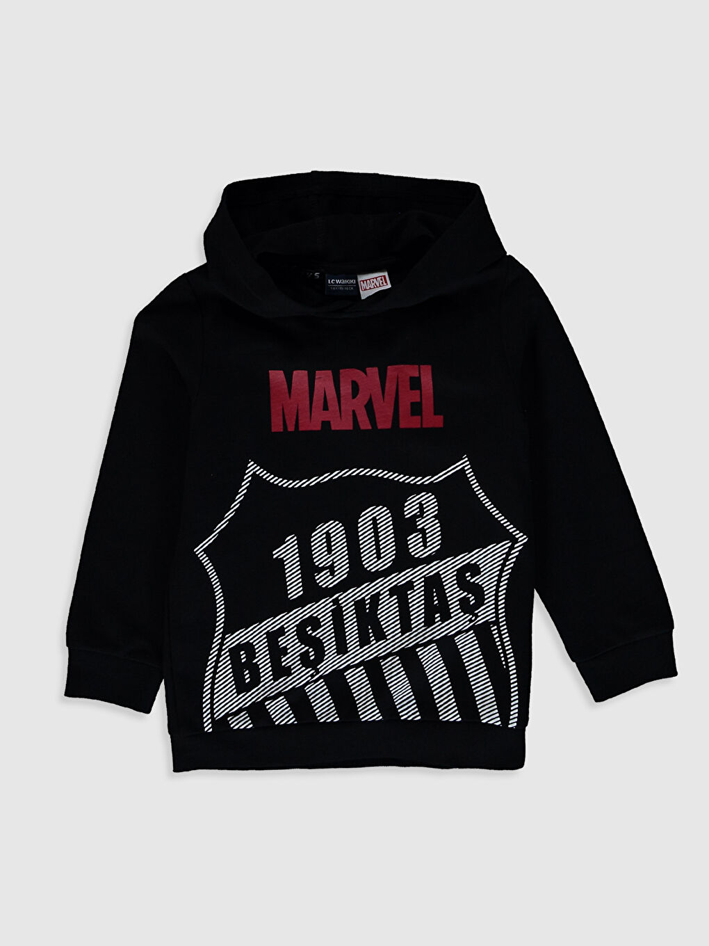 Boy's Beşiktaş Printed Fan Sweatshirt and Trousers-2