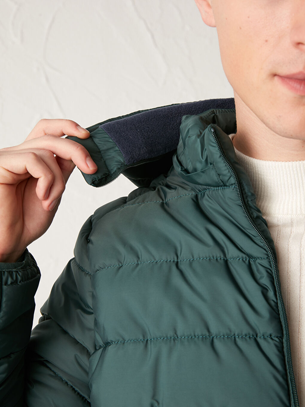 Kapüşonlu Şişme Mont-1