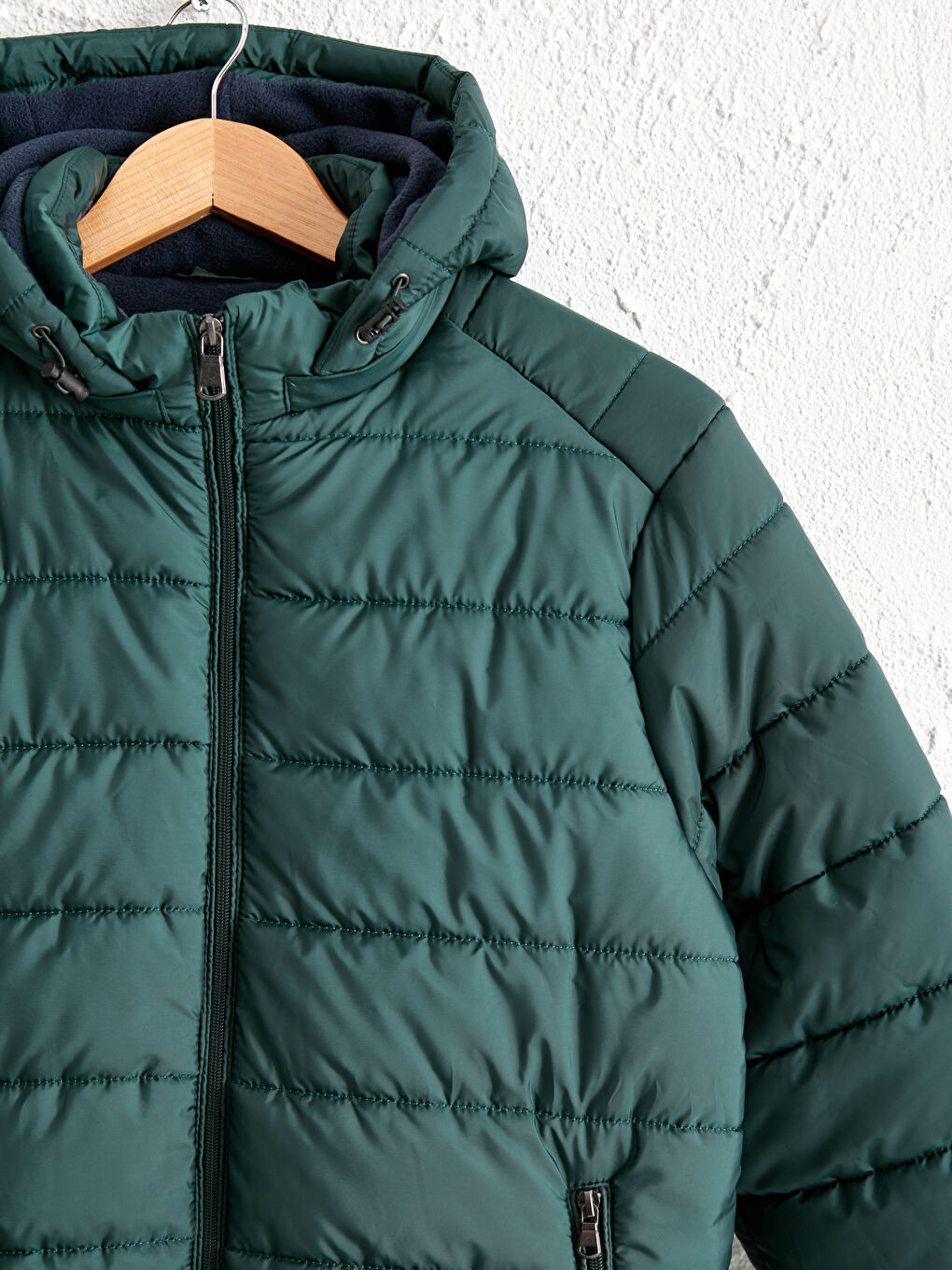 Kapüşonlu Şişme Mont-6