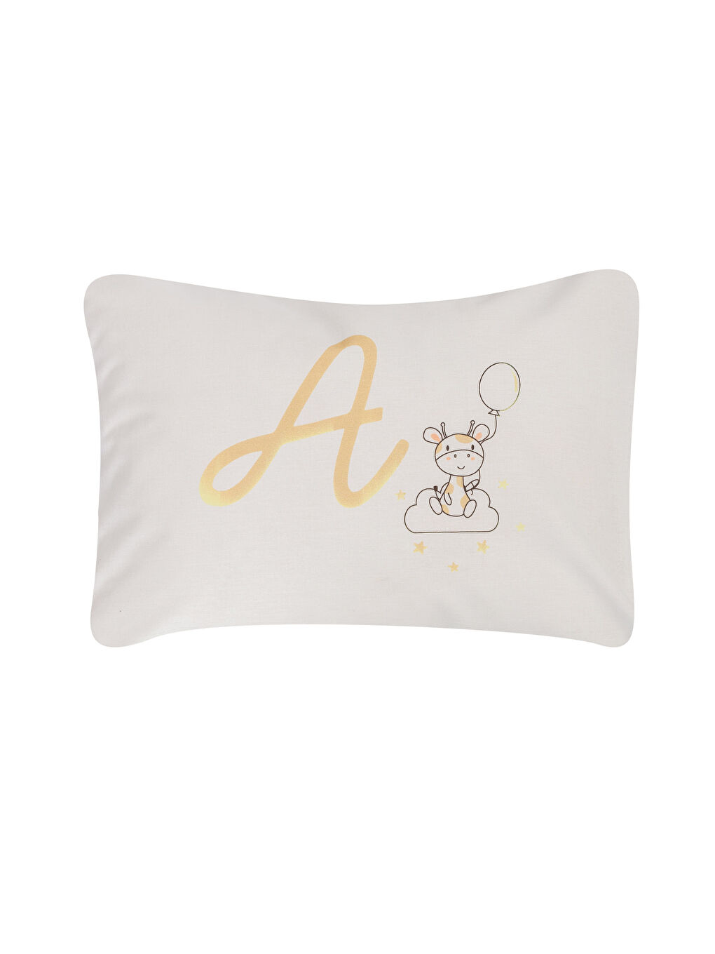 Letter A Printed Baby Pillow Case-1