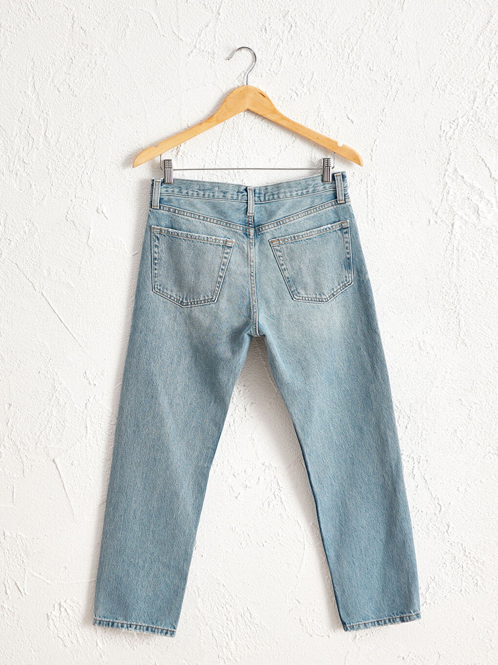 İndigo Straight Fit Kadın Jean Pantolon-1