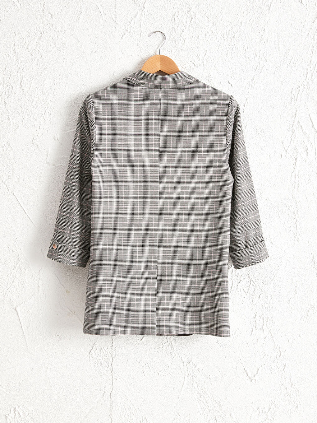 LCW Vision Slim Fit Women's Plaid Blazer Jacket -0WBV25Z8-LNQ