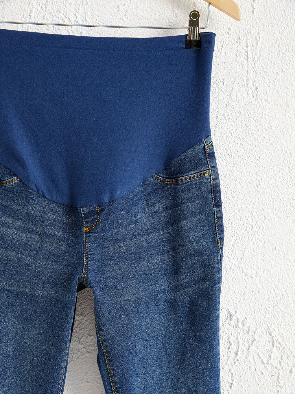 بنطلون جينز حوامل سكيني عطارد بطول الكاحل-1