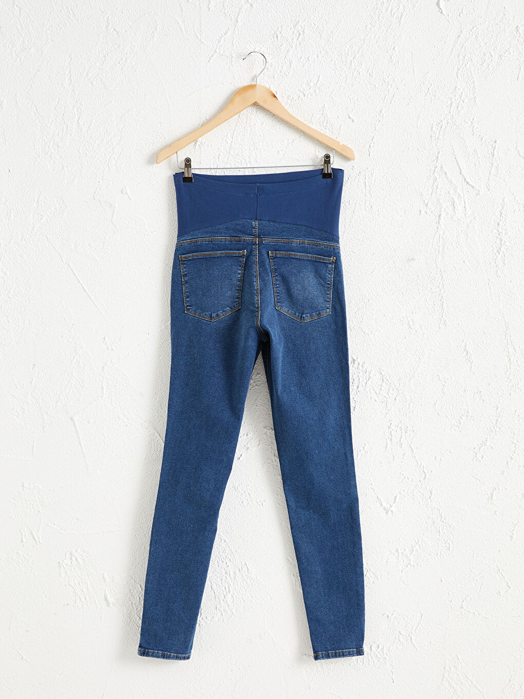 بنطلون جينز حوامل سكيني عطارد بطول الكاحل-2