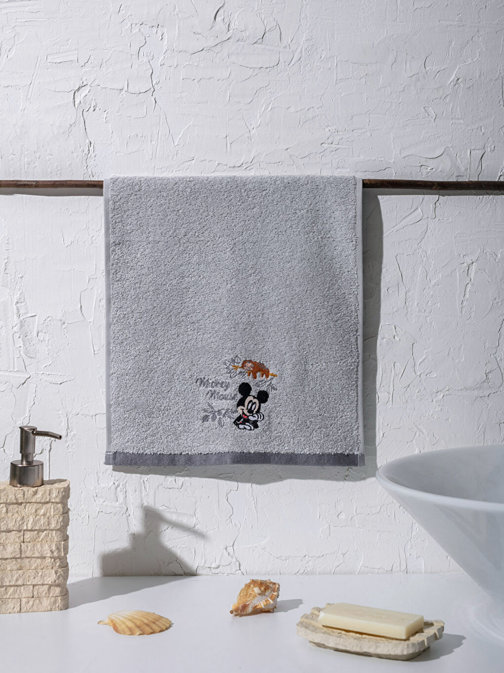 LCW HOME Mickey Mouse Licensed Children's Hand Towel -0WBV41Z4-CTK