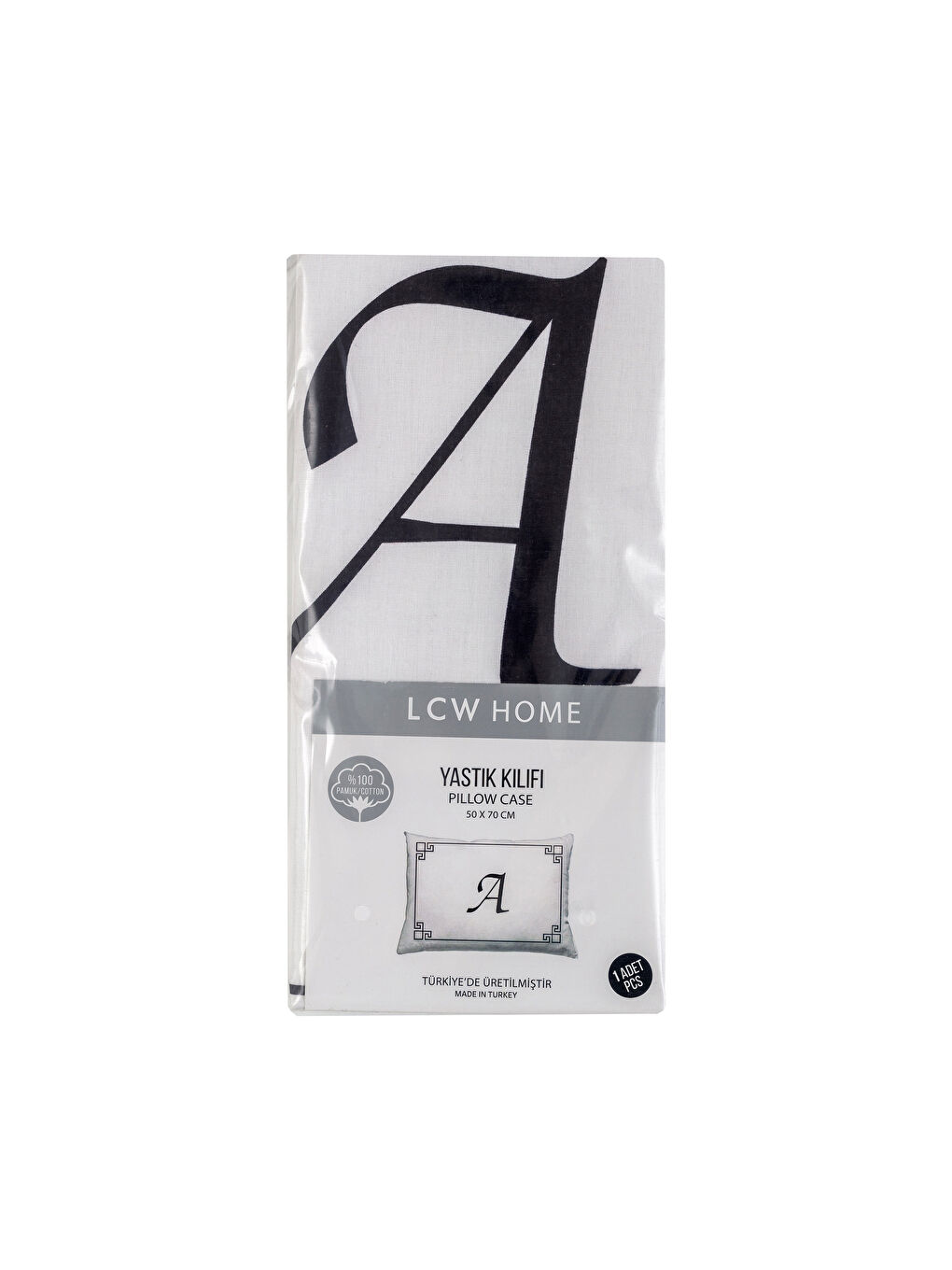 غطاء وسادة مطبوع بحرف A-3