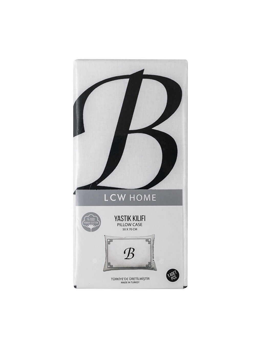 Taie d'Oreiller Imprimée Lettre « B »-3