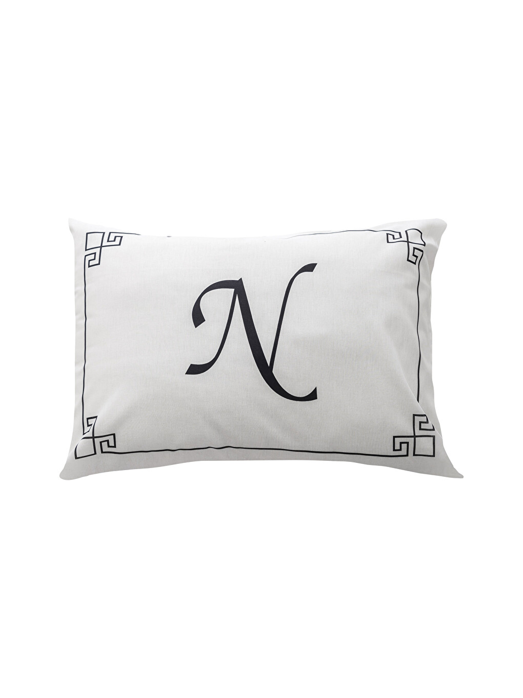 Letter “N” Printed Pillow Case-2