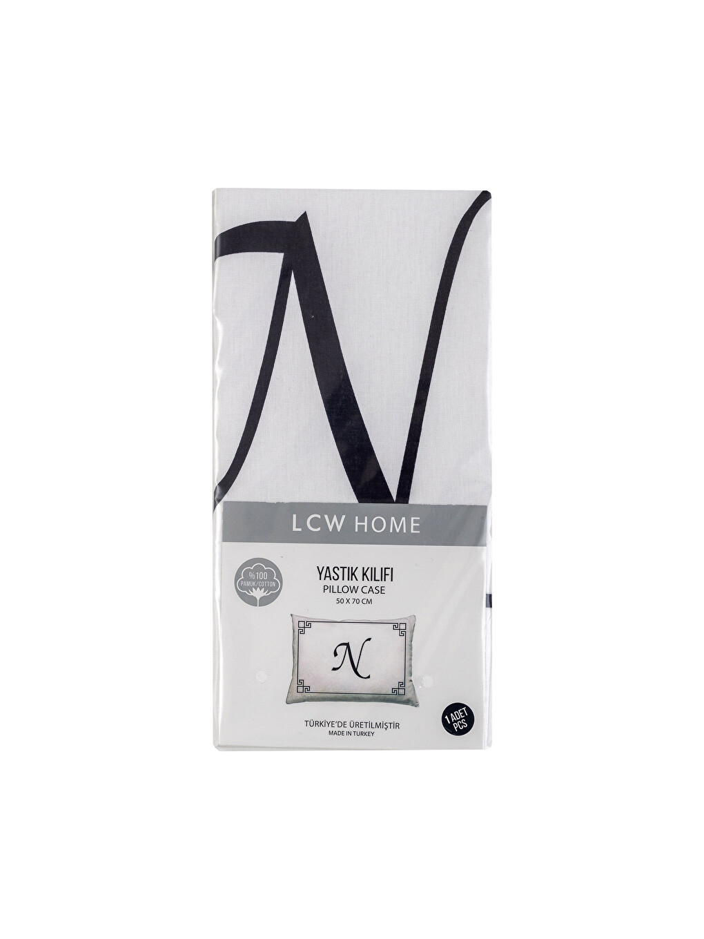 Letter “N” Printed Pillow Case-3