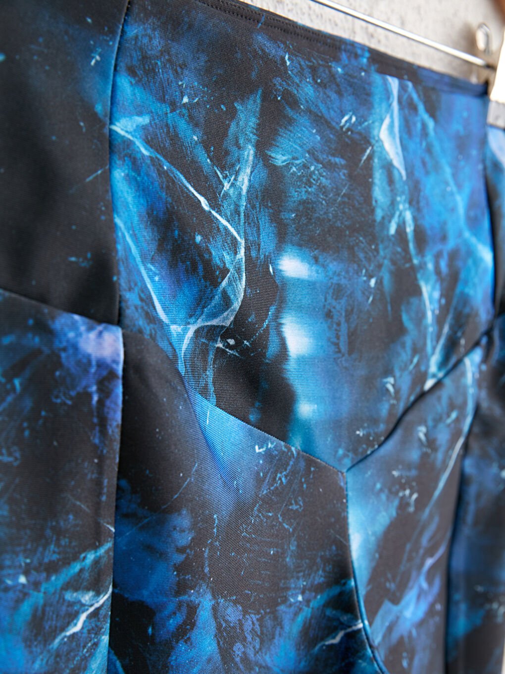 Gemusterte Aktive Sportleggings-4