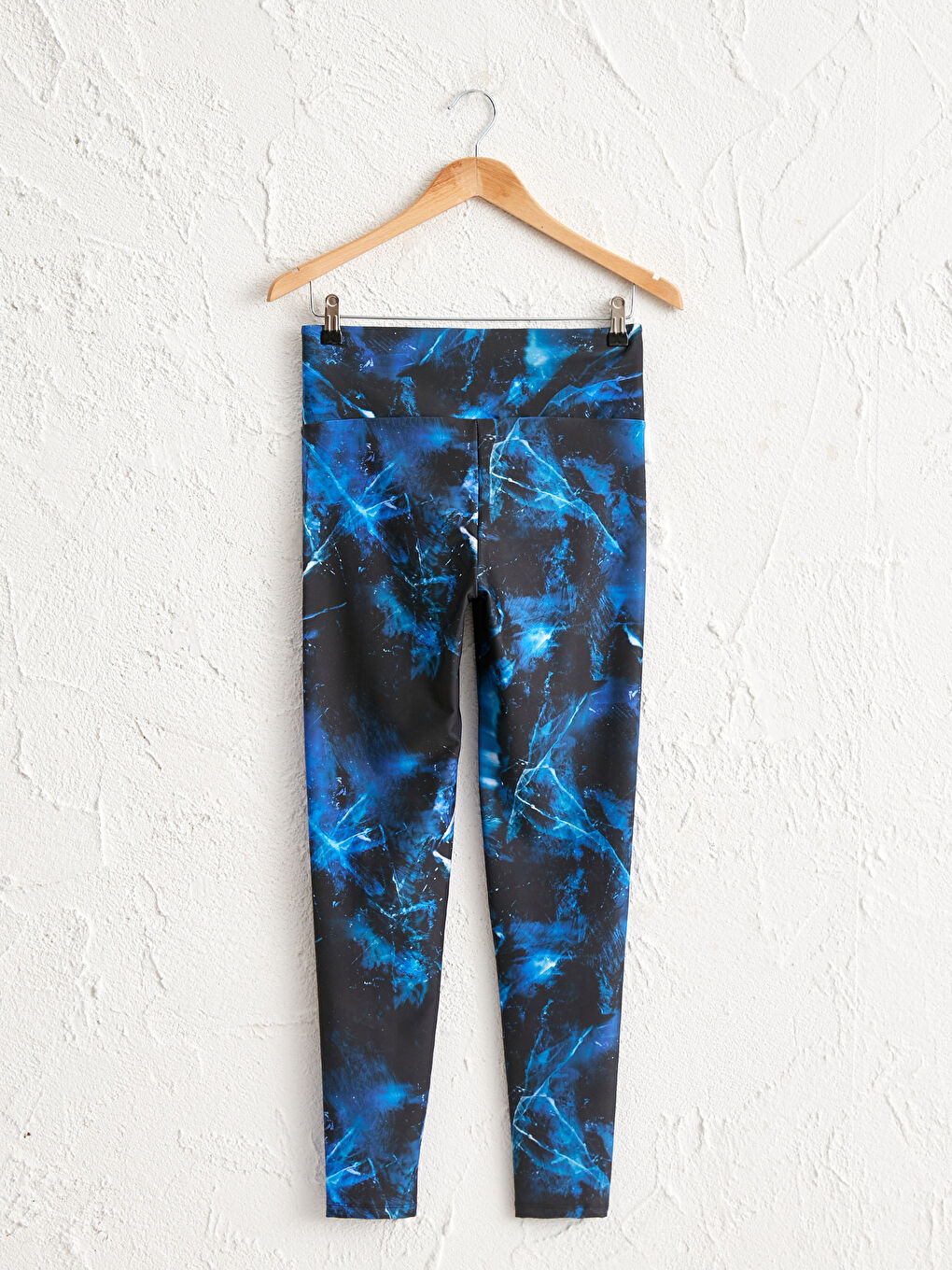 Gemusterte Aktive Sportleggings-2