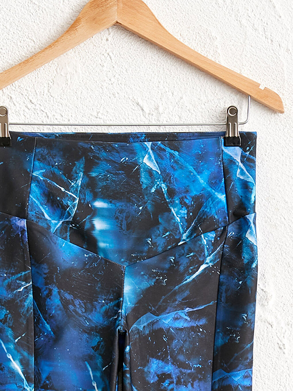 Gemusterte Aktive Sportleggings-3