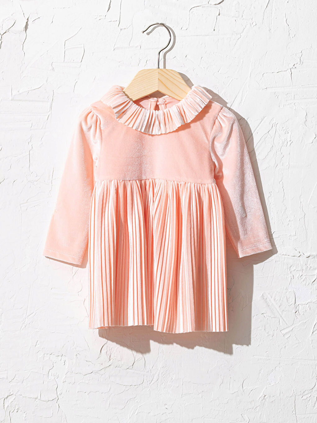 LCW baby Baby Girls' Velvet Dress -0WBY21Z1-P16